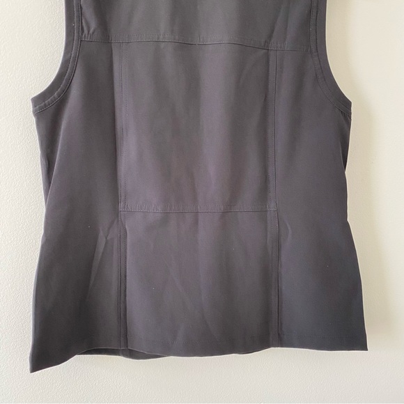 Zenergy By Chico’s Women’s Black with Studded Detail Vest - Picture 5 of 8